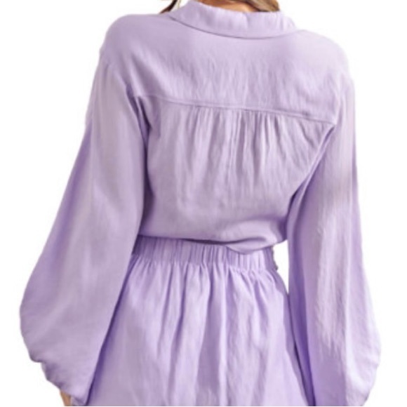 Mustard Seed Women’s Overlap Waist Tuck Blouse. New with Tags. Size Small. - Picture 4 of 4